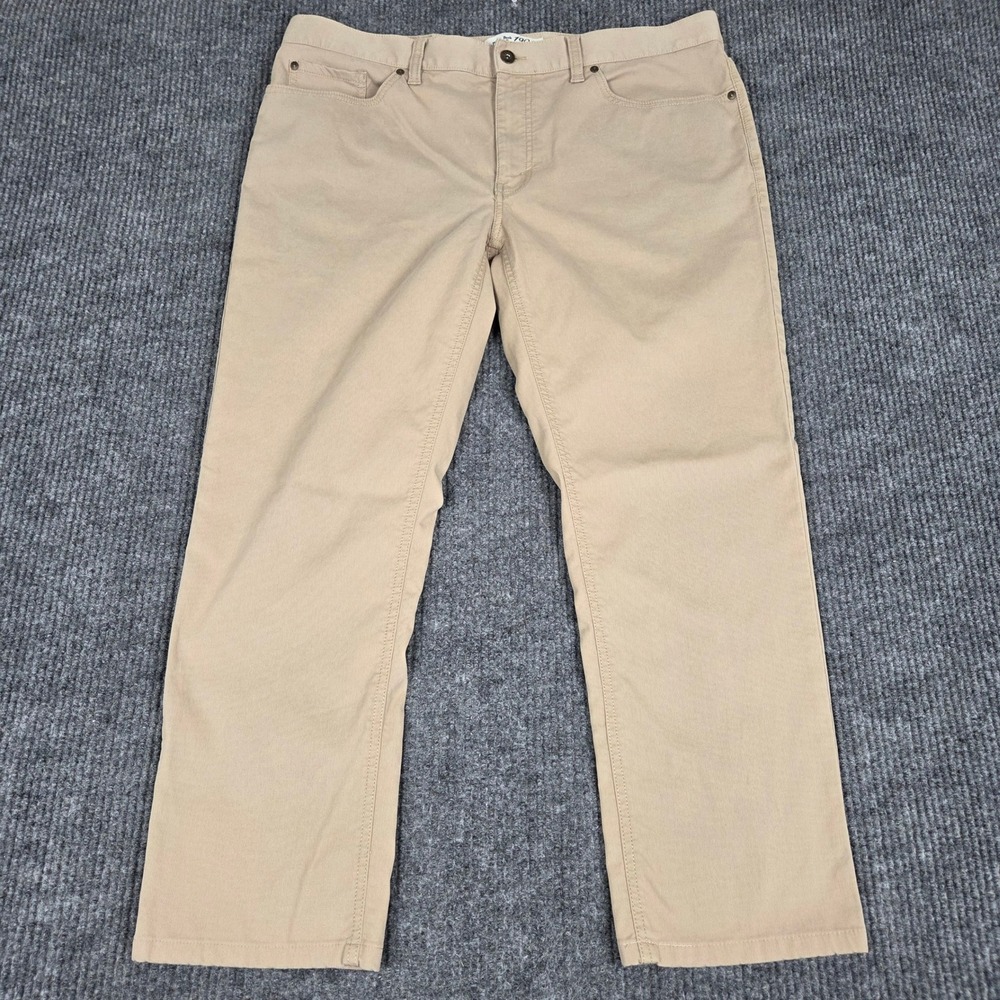 Jos. A. Bank 1905 Tailored Fit Khaki Tan Pants Mens 38x29(27) Cotton Chinos